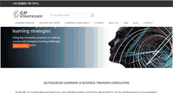 Desktop Screenshot of gpstrategiesltd.com