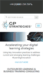 Mobile Screenshot of gpstrategiesltd.com